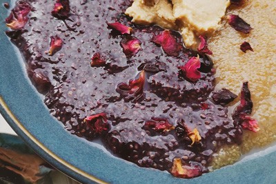 Blackcurrant and Chia Seed Jam