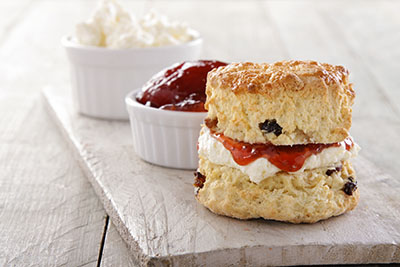 Jam Scone